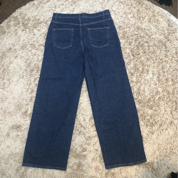 ASOS Design high rise wide leg Jean in vintage indigo 💫 slight stretch 🧿 - Picture 8 of 13